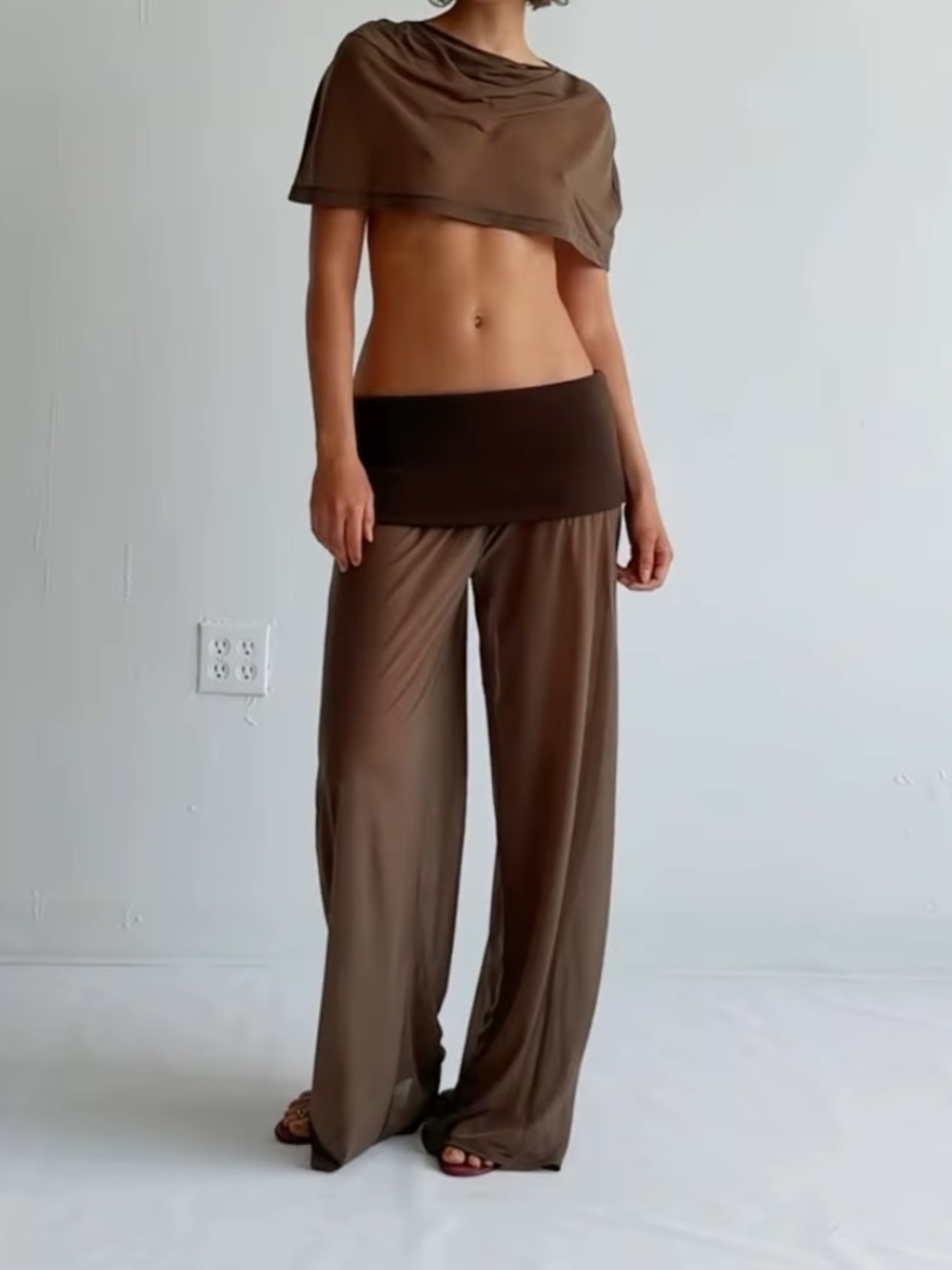 Find Me Now The Label Rael Shawl & Pants set